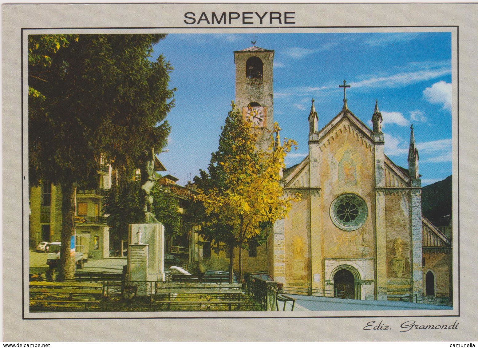 Cartolina Chise-chiesa -sampeyre - Chiese E Conventi