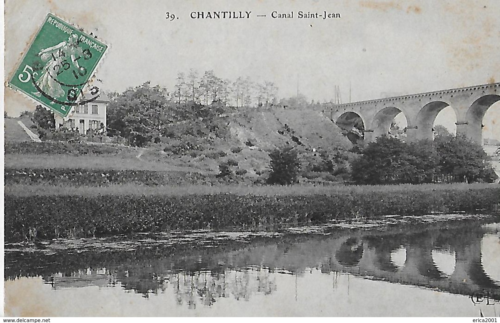 Chantilly. Le Pont Et Le Canal Saint Jean. - Chantilly