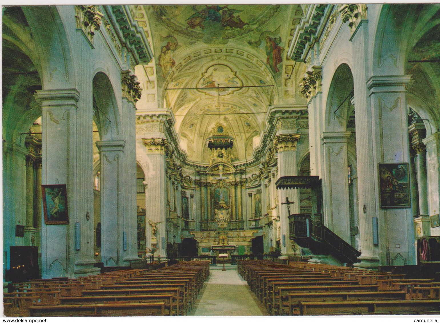 Cartolina Chise-chiesa Di San Michel-sospel - Chiese E Conventi