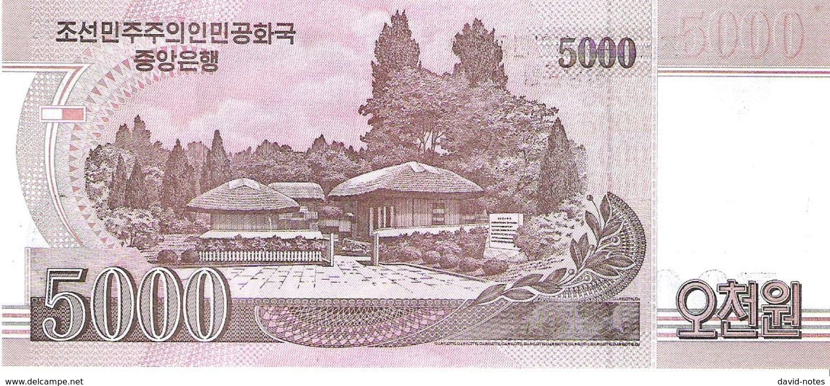 North Korea - Pick 66s - 5000 Won 2002 - 2009 - Unc - Specimen - Corea Del Nord