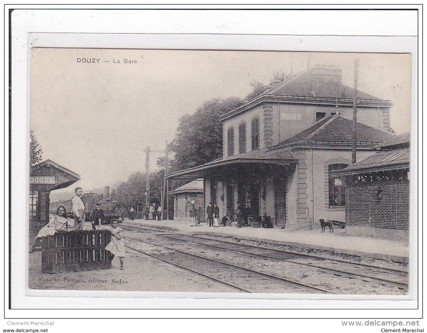 DOUZY : La Gare (GARE) - Etat - Autres & Non Classés