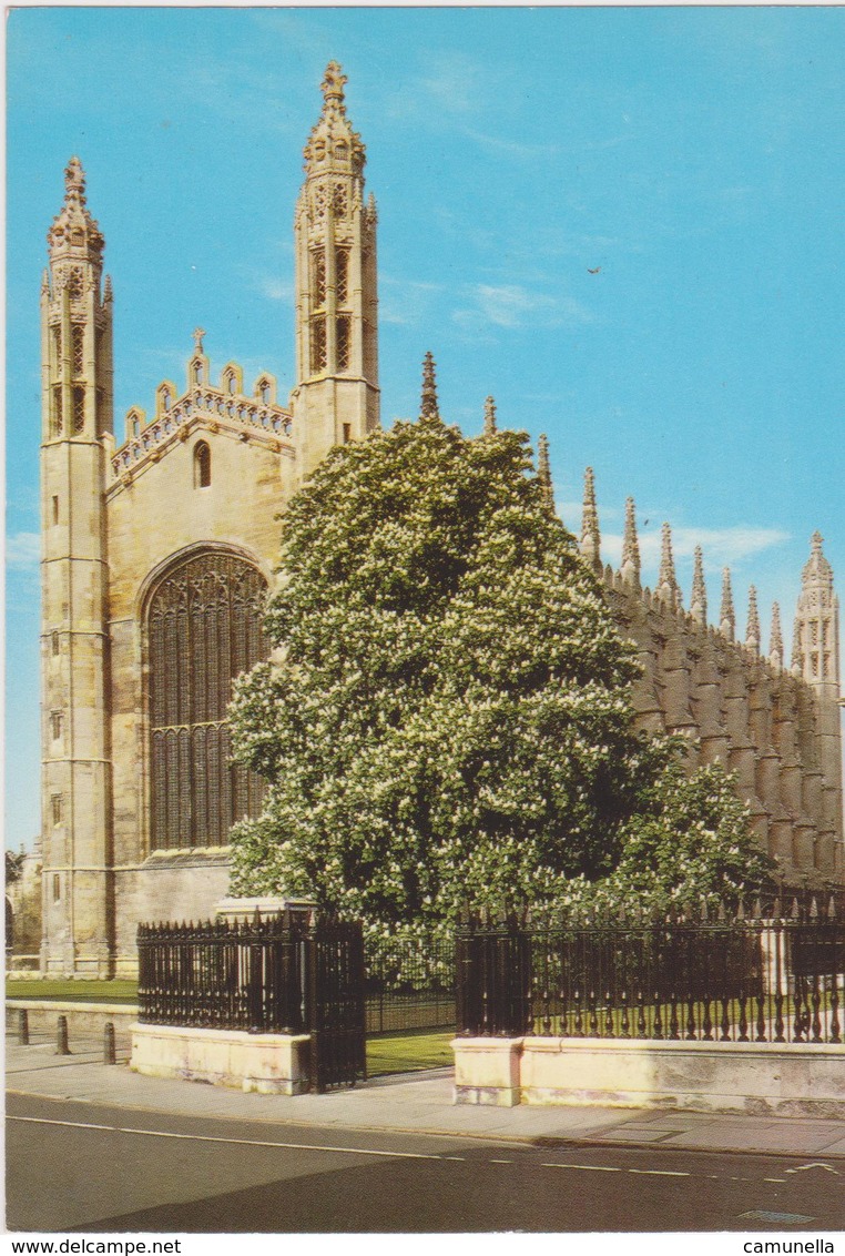 Cartolina Chiese- KING'S COLLEGE CHAPEL-CAMBRIDGE - Chiese E Conventi