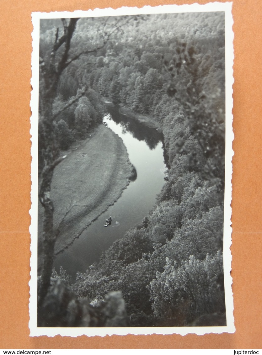 Photo D'amateur (11 Cm X 6,5 Cm ) La Semois 1935 Vue Du Rocher Du Hat - Lieux