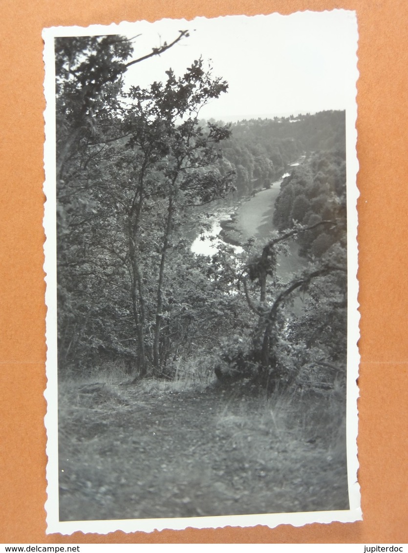 Photo D'amateur (11 Cm X 6,5 Cm ) La Semois 1935 Vue Du Rocher Du Hat - Lieux