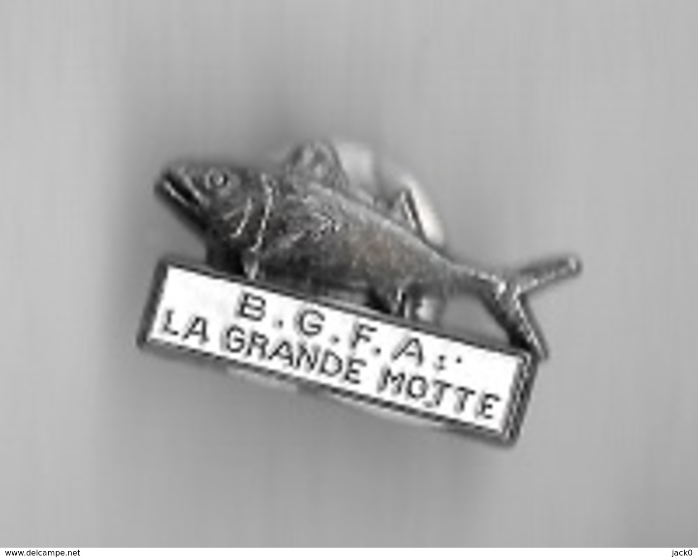 Pin's  Ville, Pêche  B.G.F.A., LA  GRANDE  MOTTE  ( 34 ) - Associations