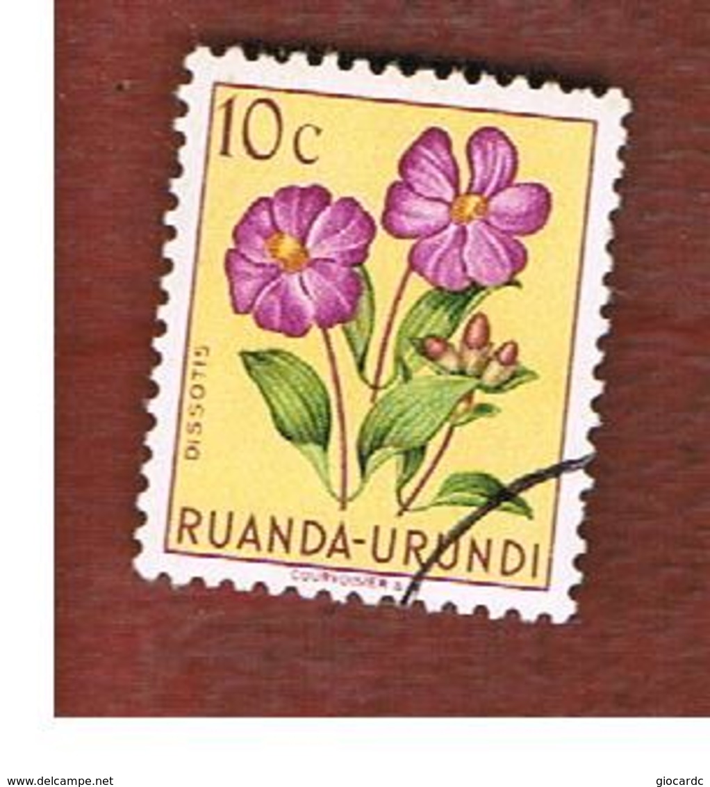 RUANDA-URUNDI  -  SG 175 -   1953  FLOWERS: DISSOTIS   - USED ° - Usados