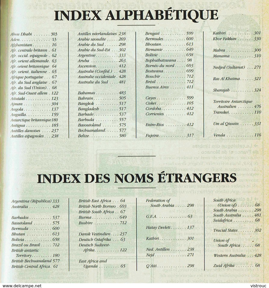 Catalogue YVERT & TELLIER - Edition 1998, Tome 5, 1 Ière Partie - PAYS D'OUTRE-MER - De ADEN à BRESIL. - Autres & Non Classés