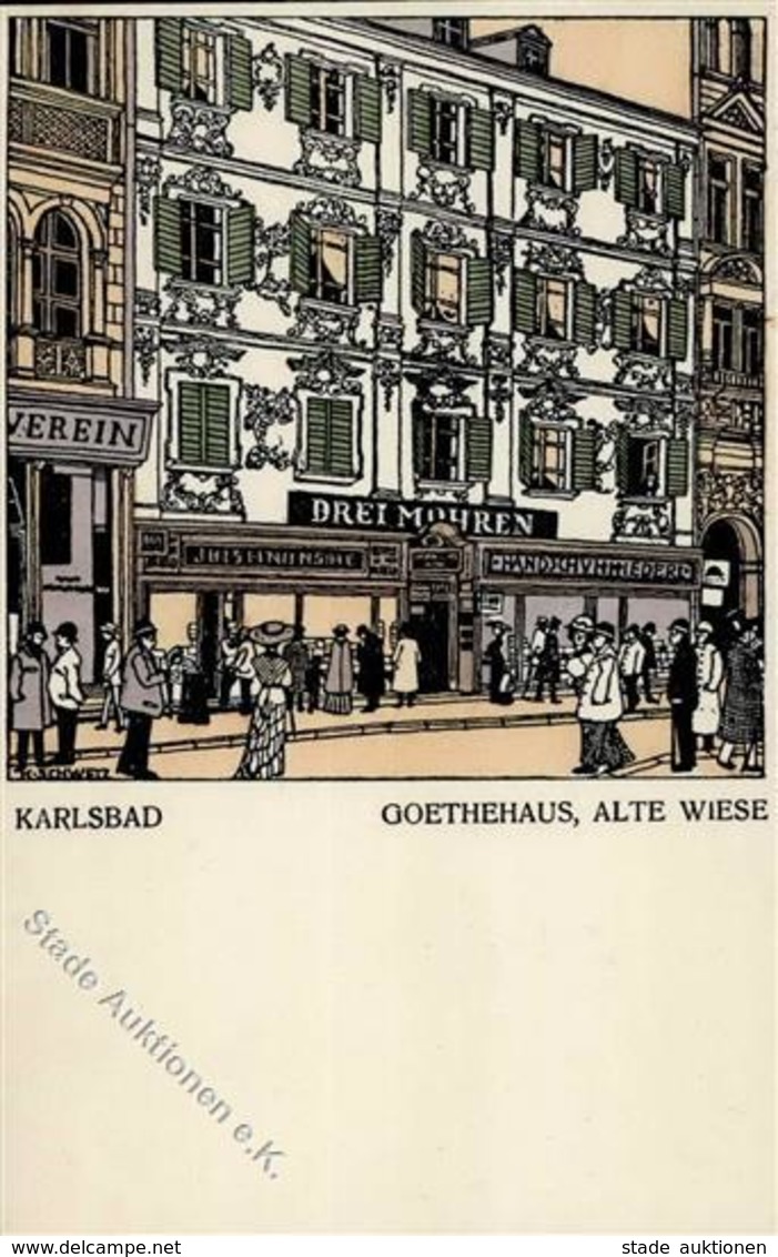 Wiener Werkstätte 259 Schwetz, Josef Karl KARLSAD I - Wiener Werkstaetten