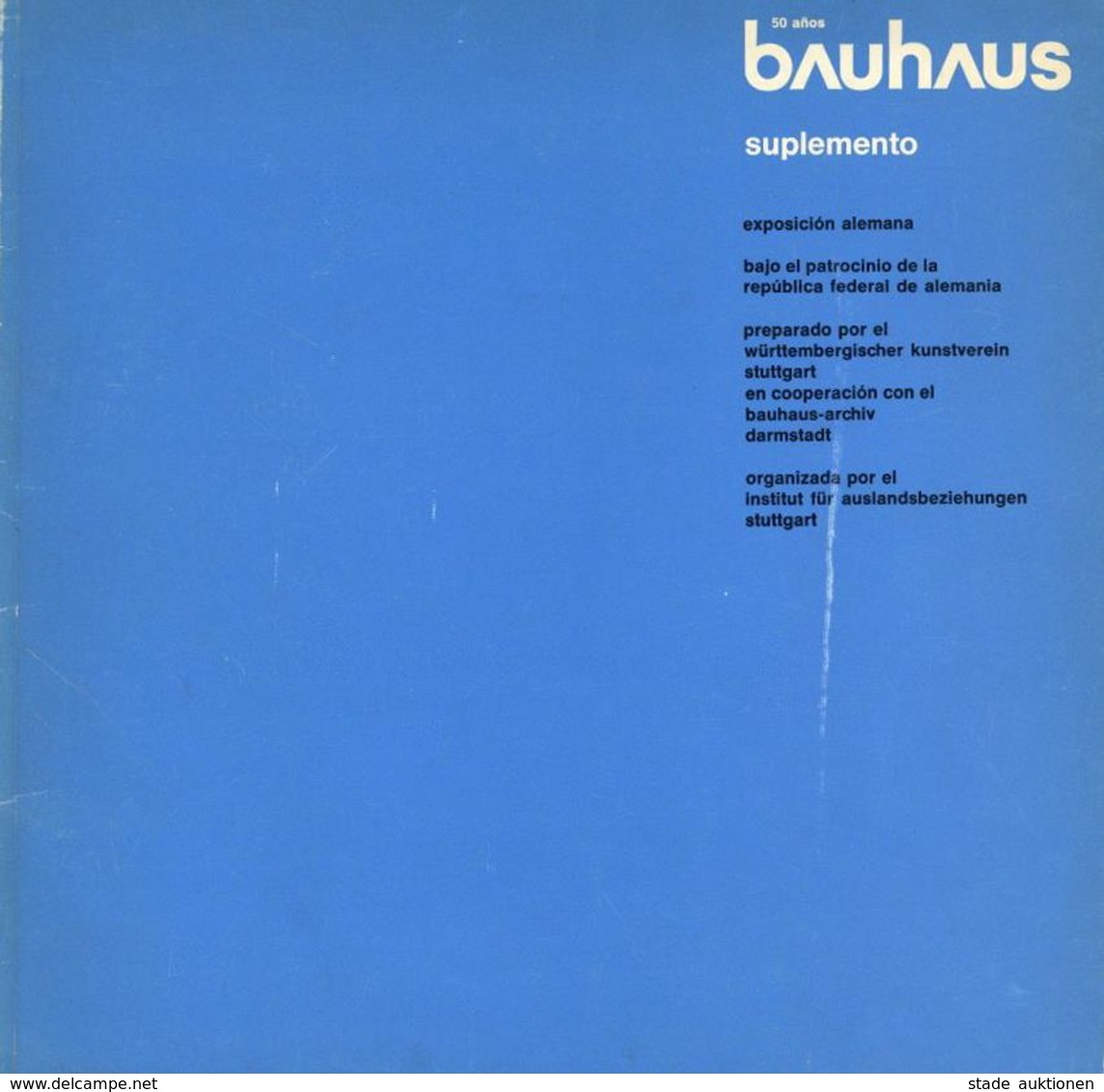 Bauhaus Buch Broschüre Beilage Zur Ausstellung In Buenos Aires 1970 Viele Abbildungen II Expo - Autres & Non Classés