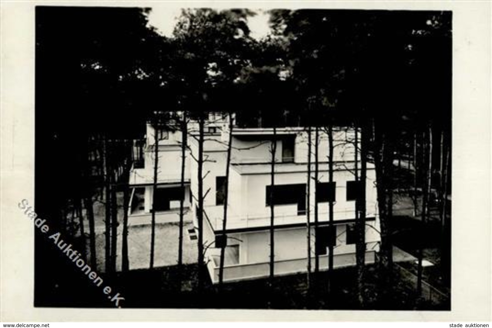 Bauhaus Gropius, Walter Doppelwohnhaus Dessau Foto-Karte I- - Sonstige & Ohne Zuordnung