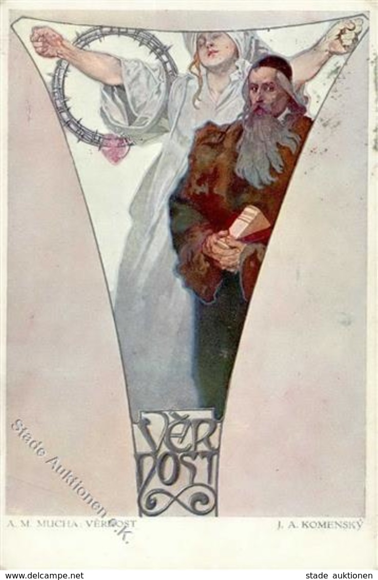 Mucha, A. Vernost Künstlerkarte I-II - Mucha, Alphonse