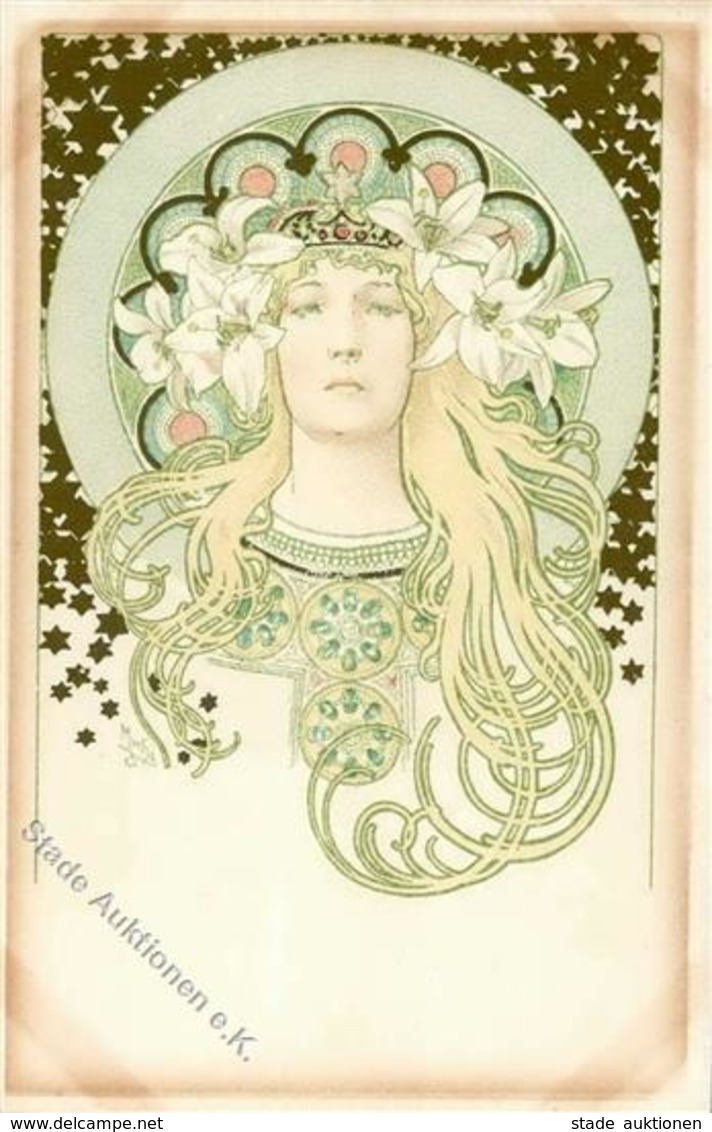 Mucha, Alfons Jugendstil I-II (Ecken Albumspuren) Art Nouveau - Mucha, Alphonse