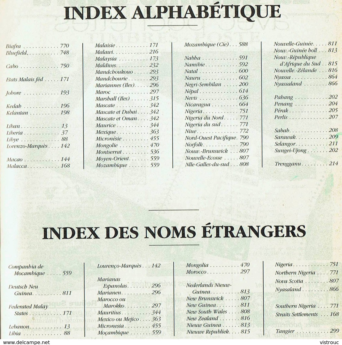 Catalogue YVERT & TELLIER - Edition 2000, Tome 6, 2 Ième Partie - PAYS D'OUTRE-MER - De LIBAN à NYASSALAND. - Other & Unclassified