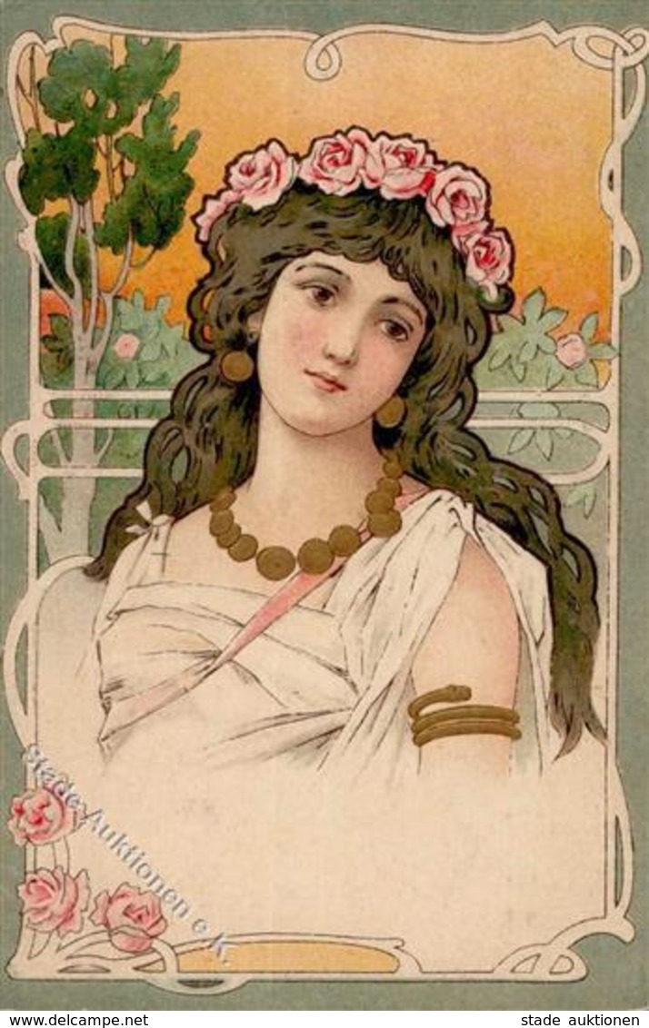 Jugendstil Frau  1904 I-II Art Nouveau - Otros & Sin Clasificación