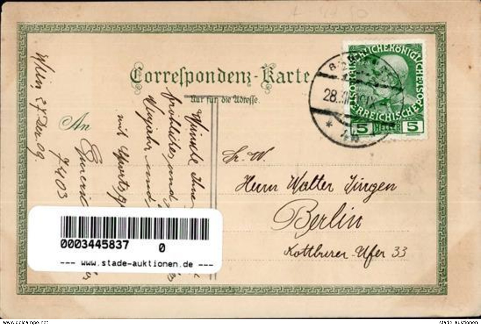 Hey, Paul Wien (1010) Österreich Am Hof  Künstlerkarte 1909 I-II - Autres & Non Classés