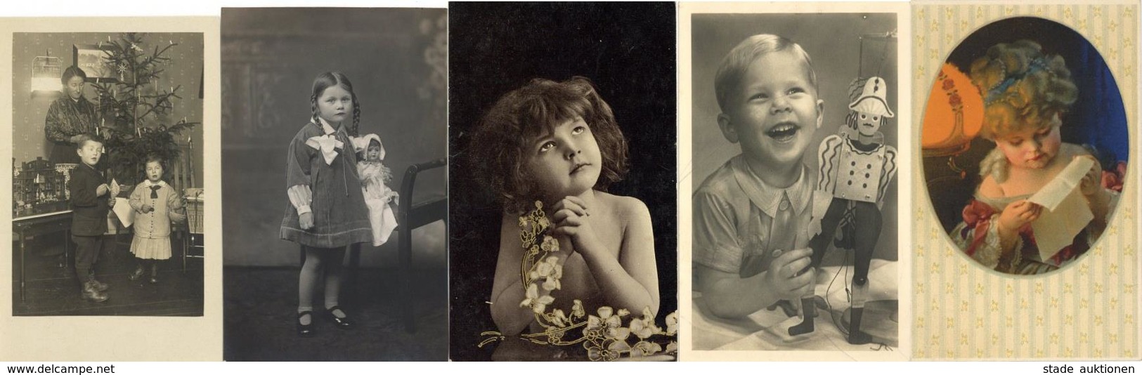 Kinder Partie Mit über 400 Ansichtskarten Und Fotos Circa 1900 Bis 1940 I-II - Other & Unclassified