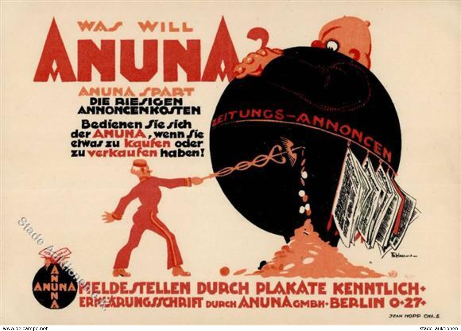 Werbung Anuna Berlin (1000) Werbeanzeigen I-II Publicite - Publicité