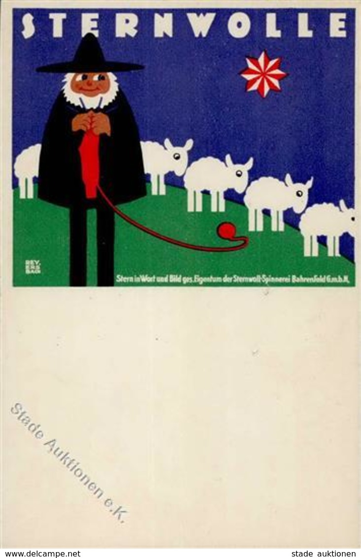 Werbung Bahrenfeld (2000) Sternwolle Schafe I-II Publicite - Publicité