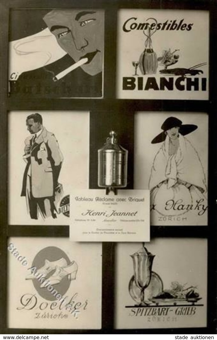 Werbung Henri Jeannet I-II Publicite - Publicité