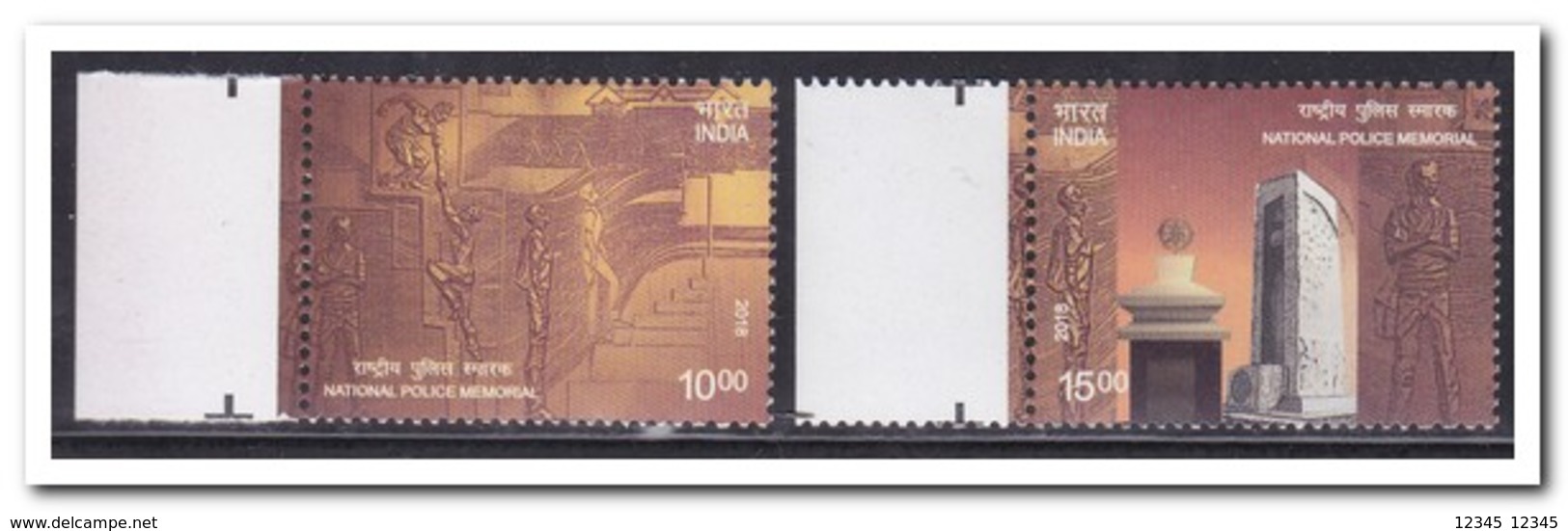 India 2018, Postfris MNH, National Police Memorial - Ungebraucht