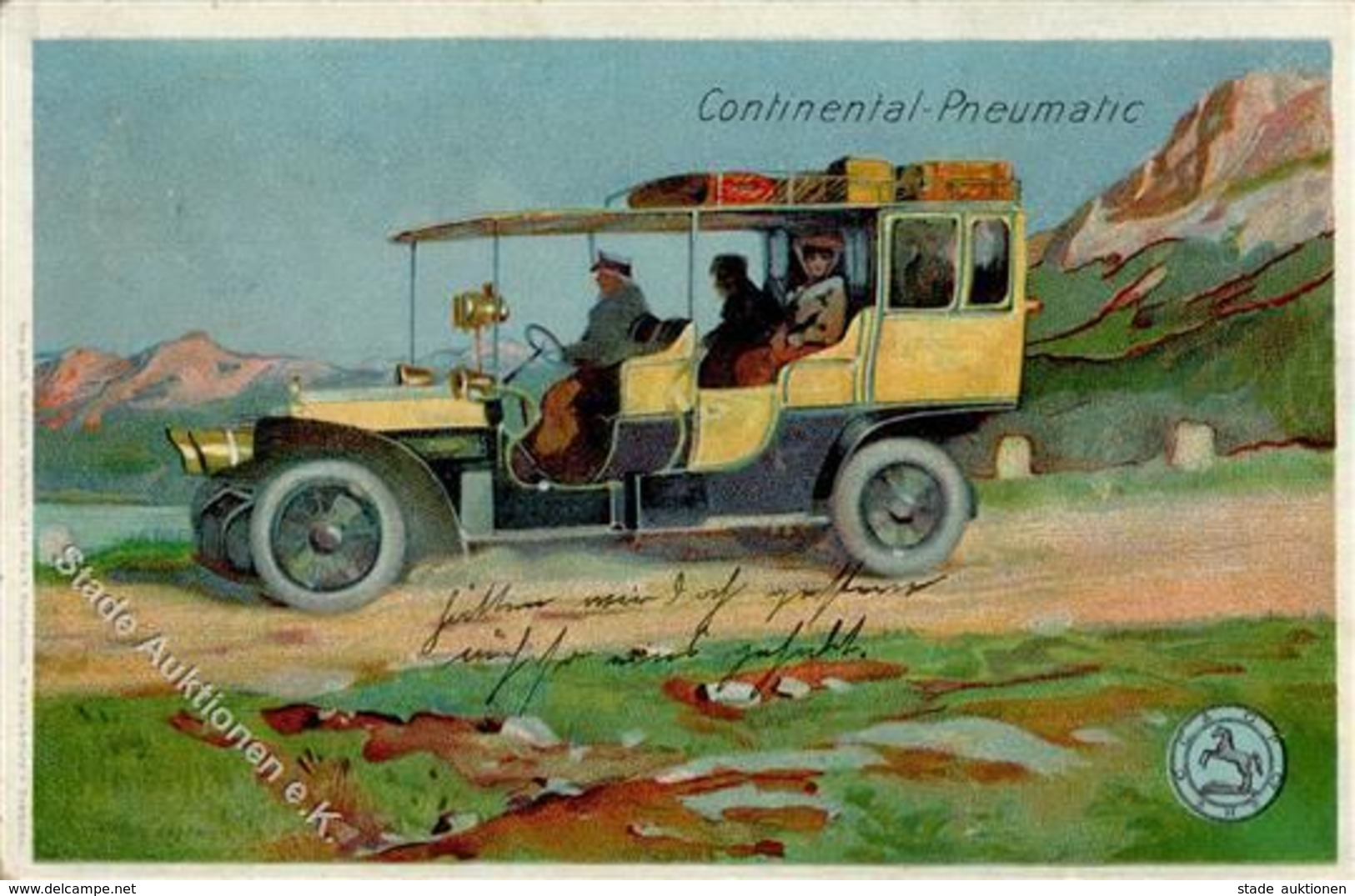 Continental Pneumatic Auto  1910 I-II - Publicité