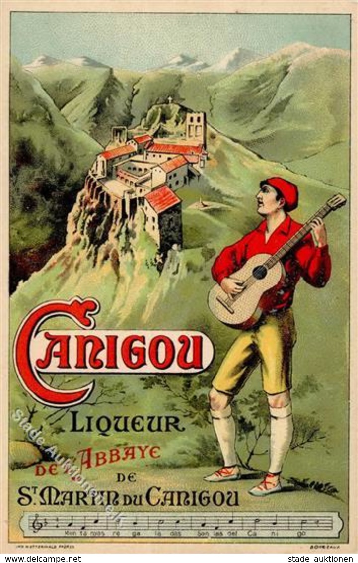 Alkoholwerbung Canigou Liqueur De L'Abbaye I-II - Publicité