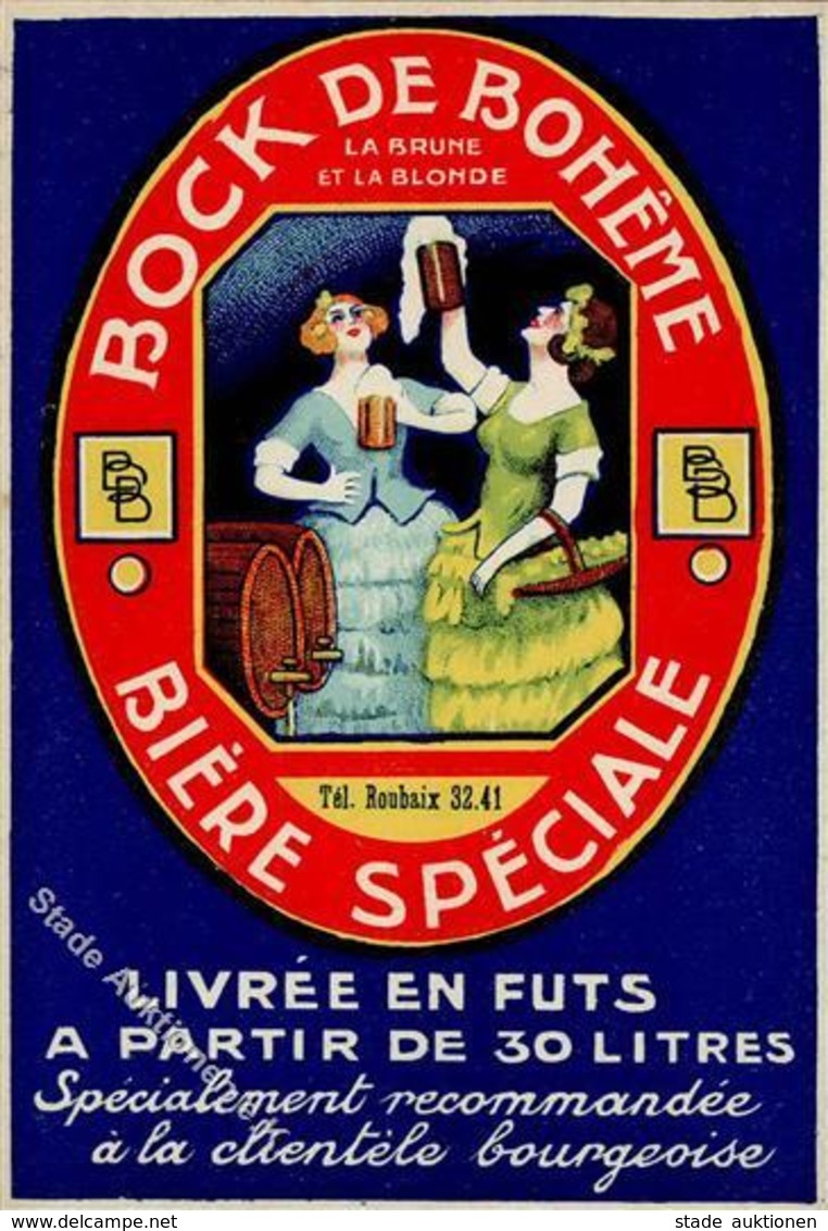 Bier Bock De Boheme Biere Speciale I-II Bière - Pubblicitari