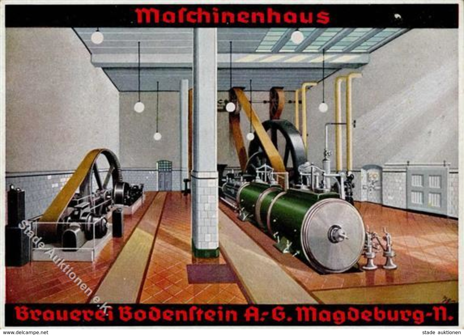 Werbung Bier Magdeburg (O3000) Brauerei Bodenstein I-II Publicite Bière - Publicité