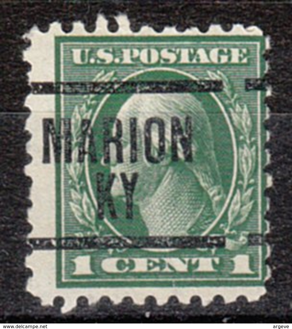 USA Precancel Vorausentwertung Preo, Locals Kentucky, Marion 1914-204 - Vorausentwertungen