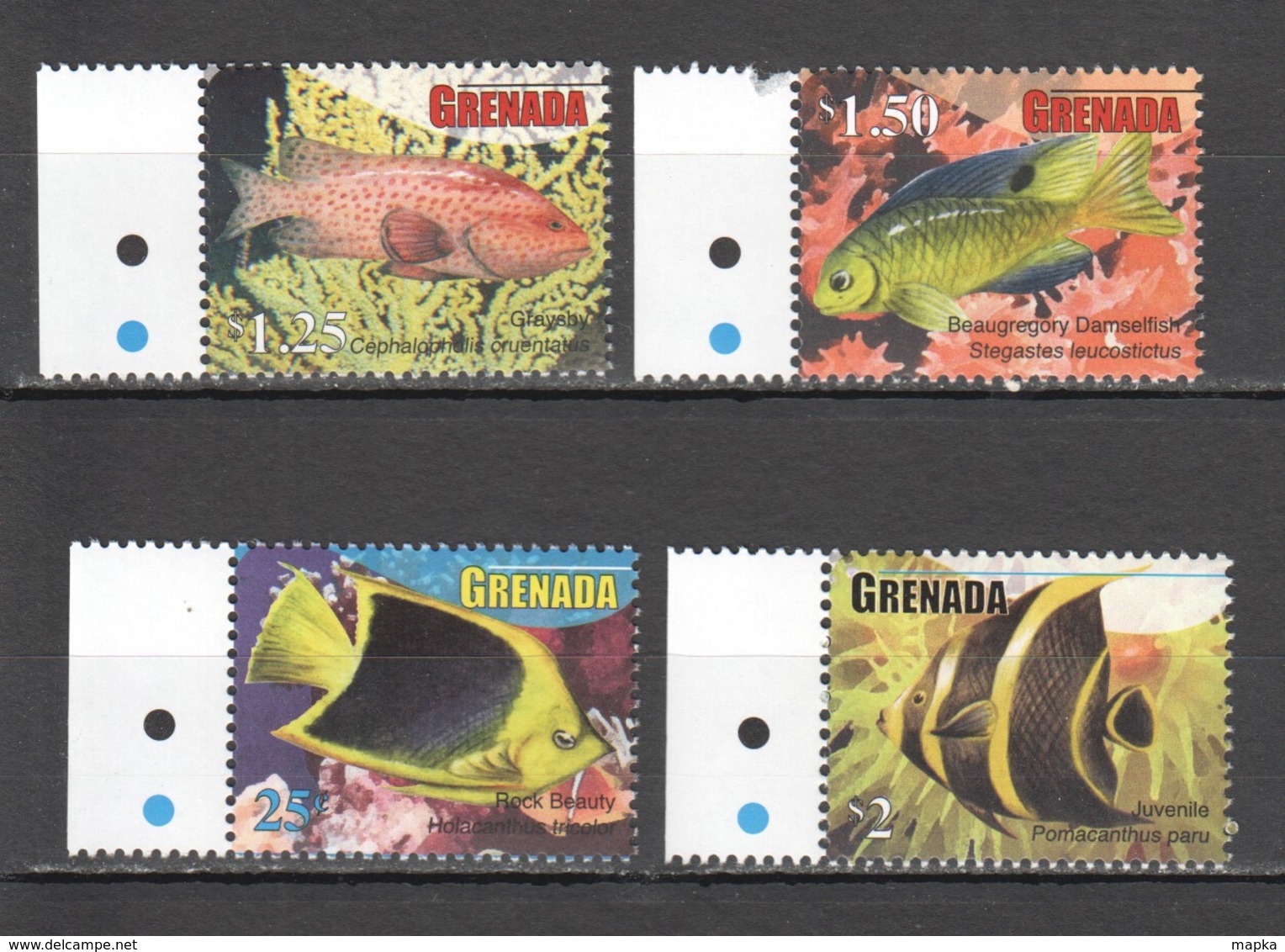 N654 2011 GRENADA FISH & MARINE LIFE 1SET MNH - Vie Marine