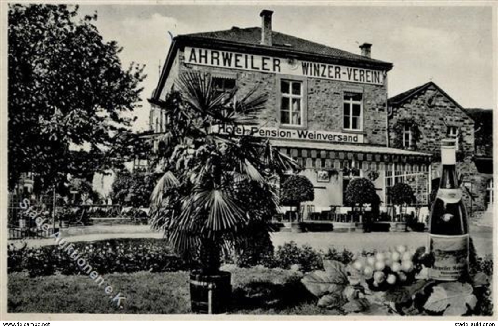 Wein Ahrweiler (5483) Winzer Verein Hotel V. Willy Klapperich I-II (Marke Entfernt) Vigne - Tentoonstellingen