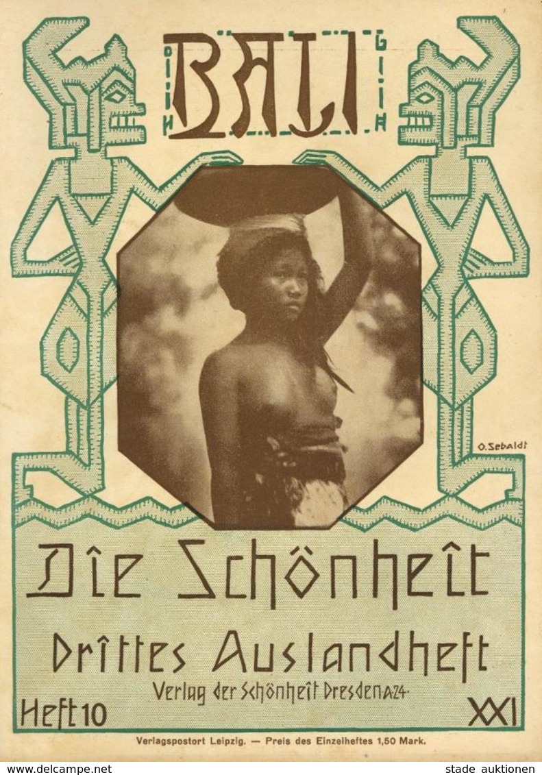 Buch Bali Die Schönheit Heft 10 1925 Verlag Der Schönheit Viele Abbildungen II - Otros & Sin Clasificación