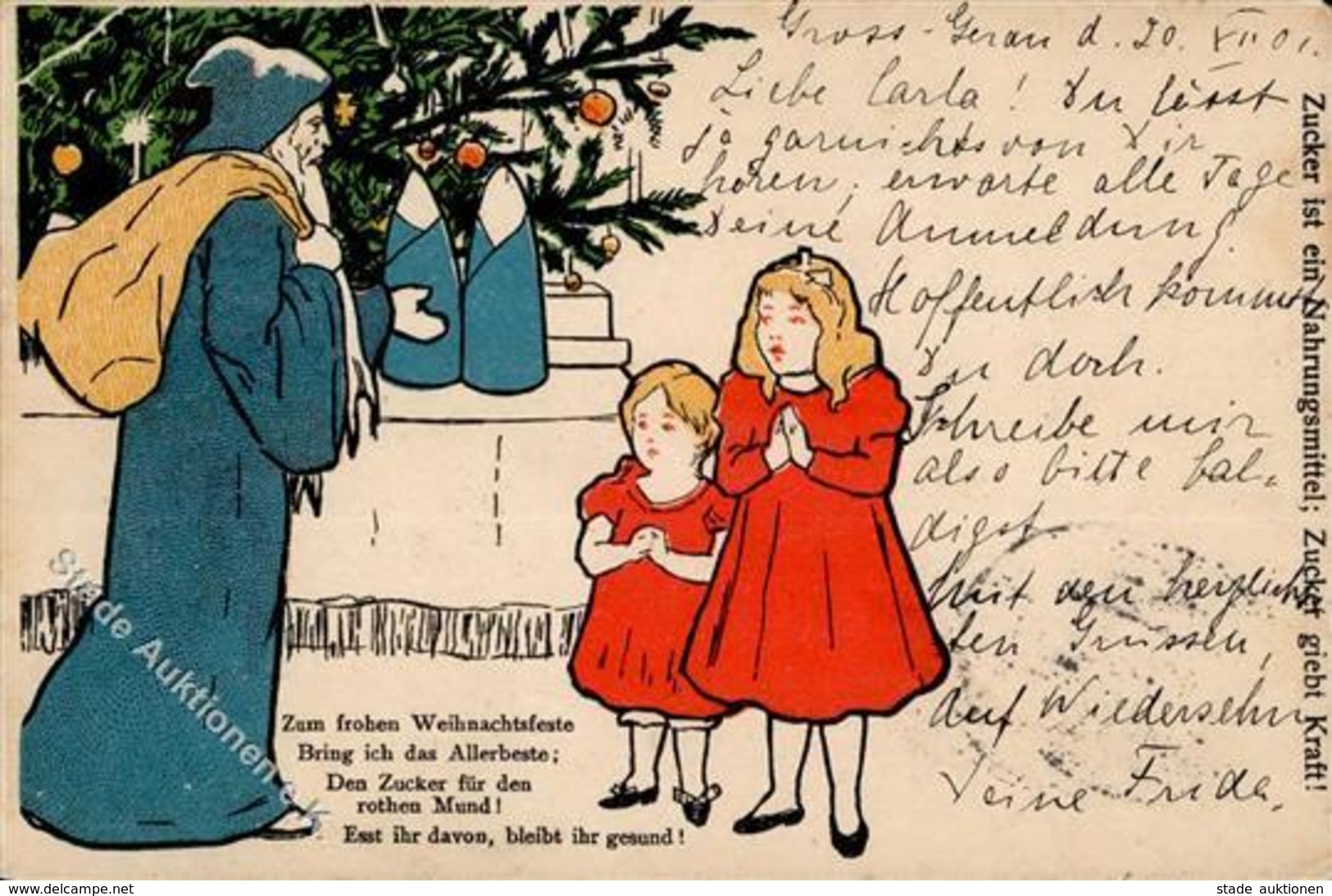 Weihnachtsmann Kinder  1901 I-II Pere Noel - Santa Claus