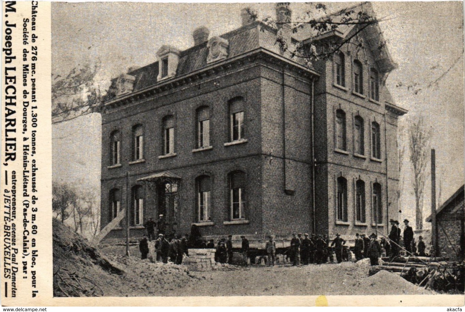 CPA HÉNIN-LIÉTARD Chateau Pour La Societe Des Mines De Dorgues (405927) - Henin-Beaumont