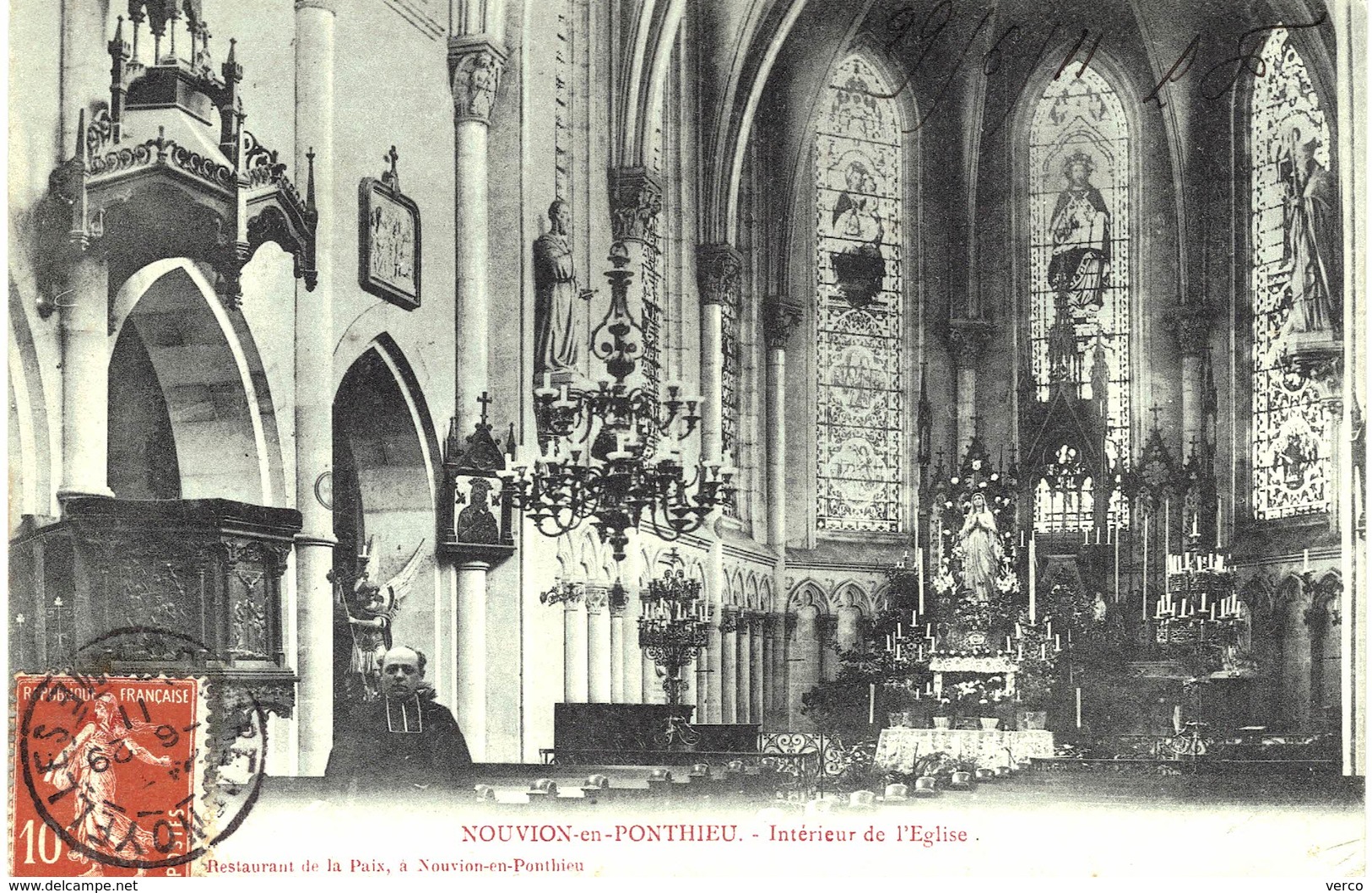 Carte Postale  ANCIENNE De  NOUVION En PONTHIEUX - Nouvion