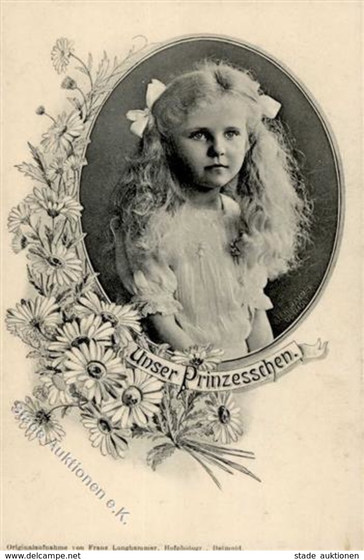 Adel Lippe Detmold Prinzessin Karoline I-II - Familias Reales