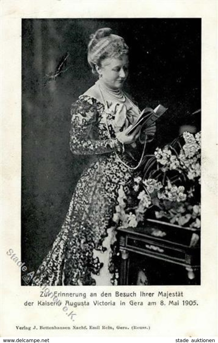 Kaiserin Auguste Victoria Gera (O6500) 1905 I-II - Familias Reales