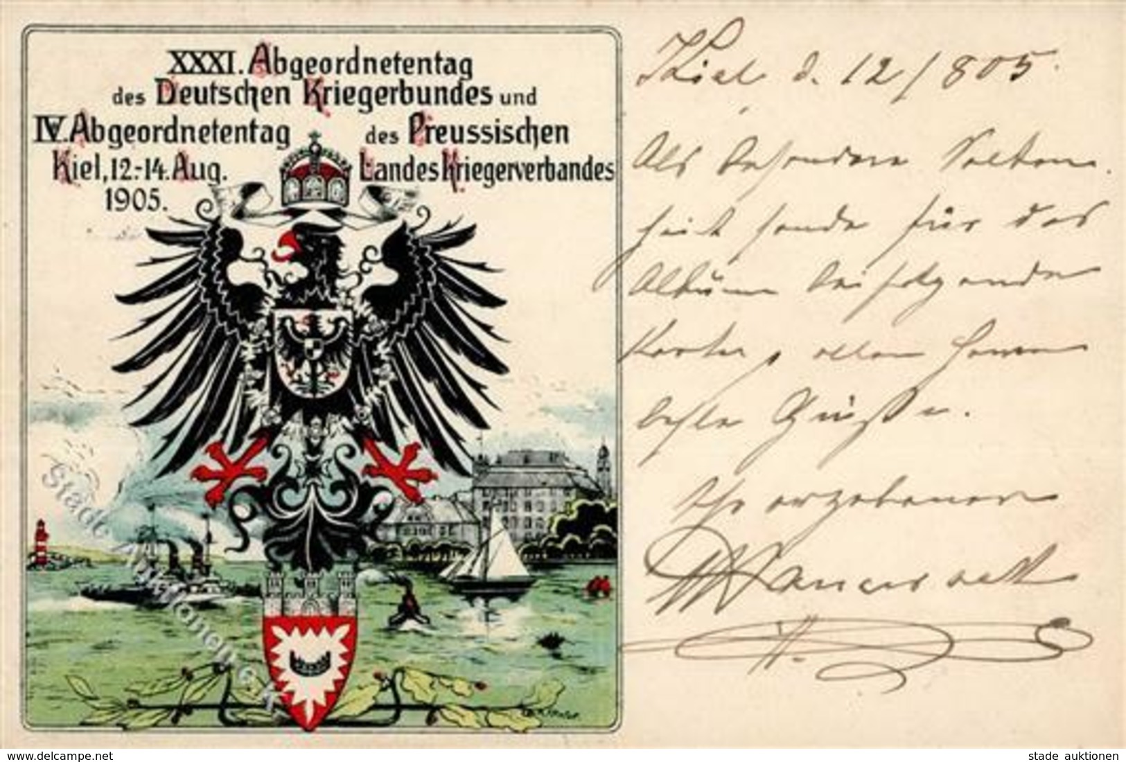 Militär XXXI. Abgeordnetentag Des Deutschen Kriegerbundes U. IV. Abgeordnetentag Des Preussischen Landes Kriegerverbande - Otros & Sin Clasificación