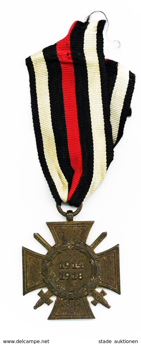 WK I Orden Ehrenkreuz Für Frontkämpfer Am Band I-II - Guerre 1914-18