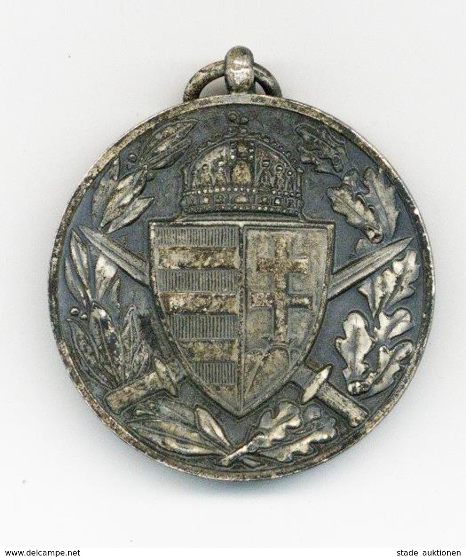 WK I Orden Ungarn Kriegserinnerungs Medaille Mit Schwertern I-II - Guerre 1914-18
