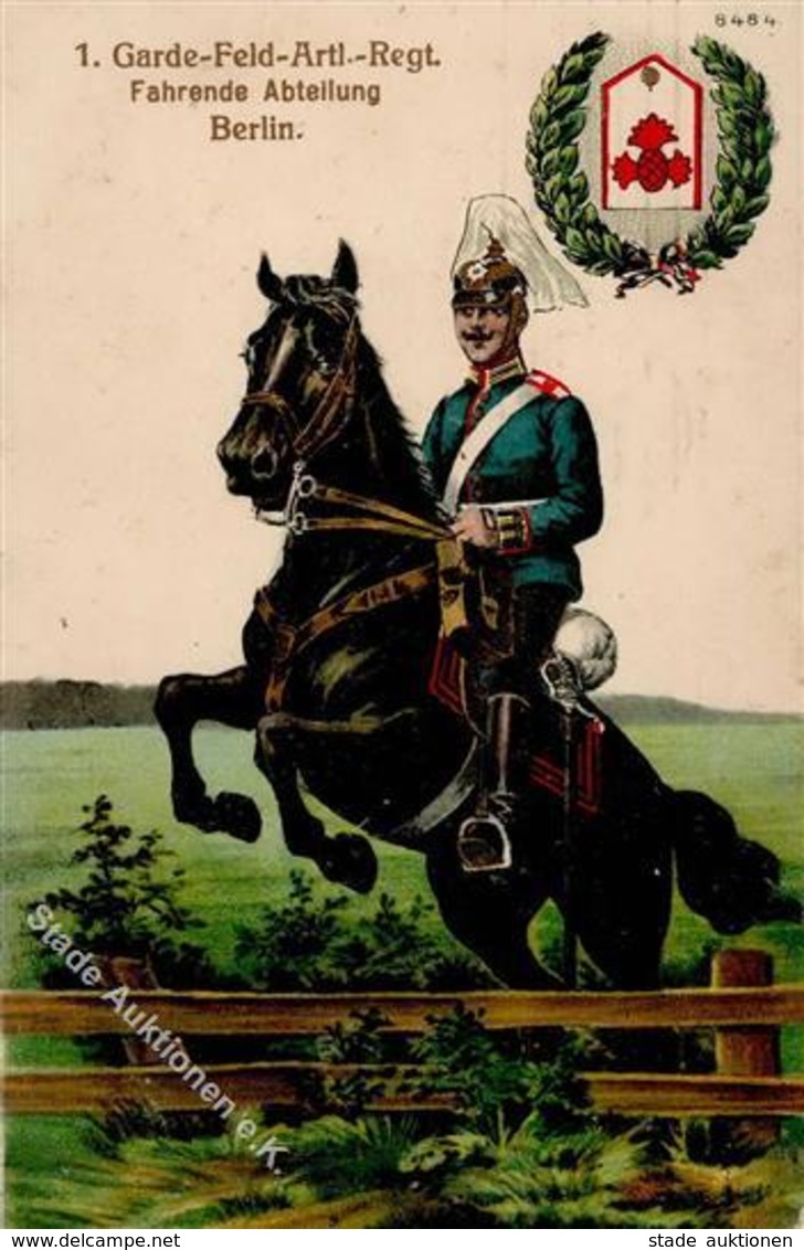 Regiment Berlin Mitte (1000) 1. Garde Feld Artl. Regt.   1916 I-II - Regimente