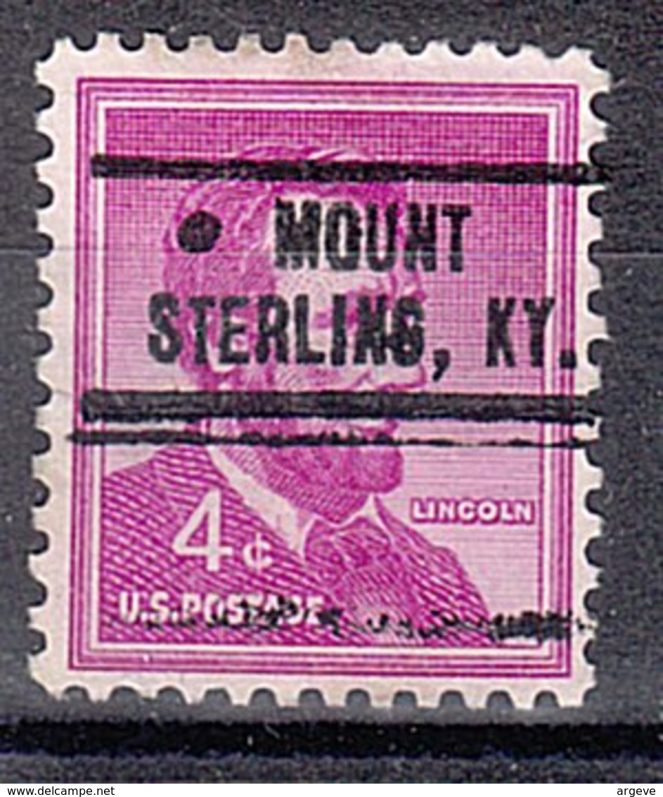 USA Precancel Vorausentwertung Preo, Locals Kentucky, Mount Sterling 736 - Préoblitérés