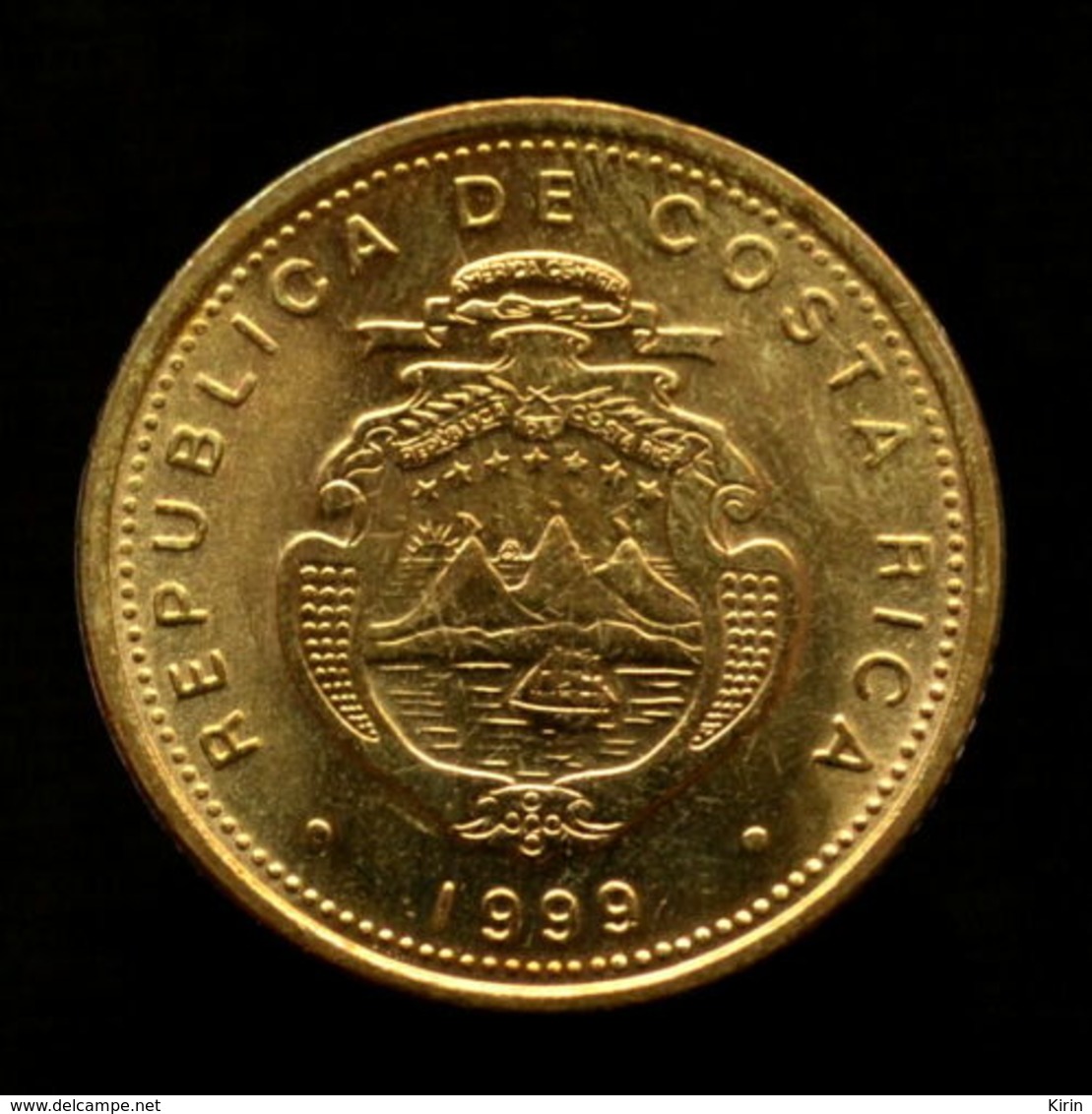 Costa Rica 10 Colones (With Smoke) 1999. KM228a.1 UNC Coin. - Costa Rica