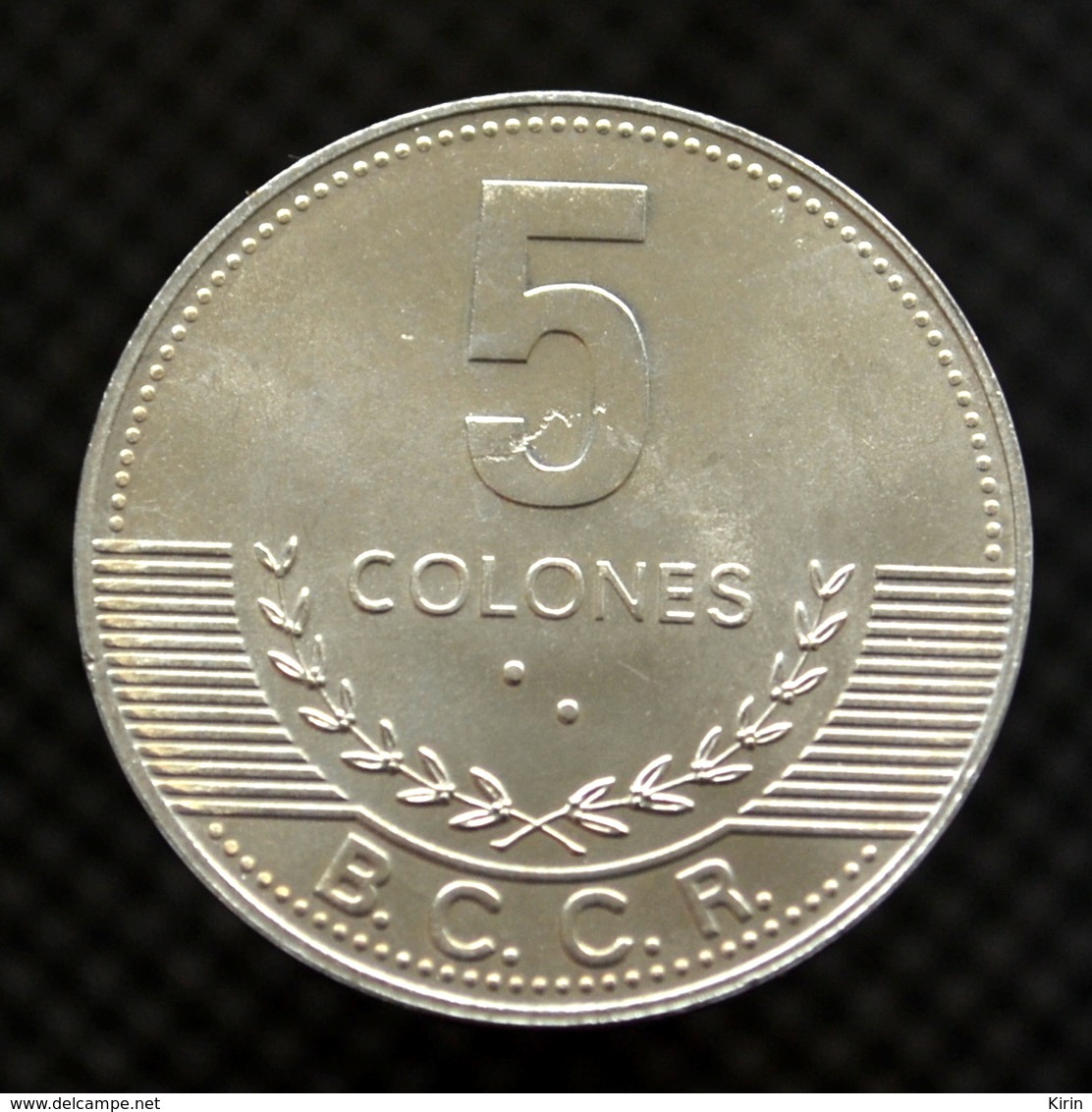 Costa Rica 5 Colones Coin. Km227b. UNC - Costa Rica