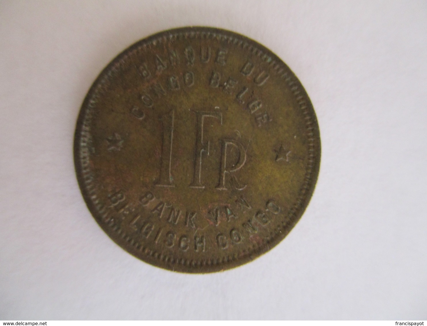 Congo Belge 1 Franc 1946 - 1945-1951: Regency