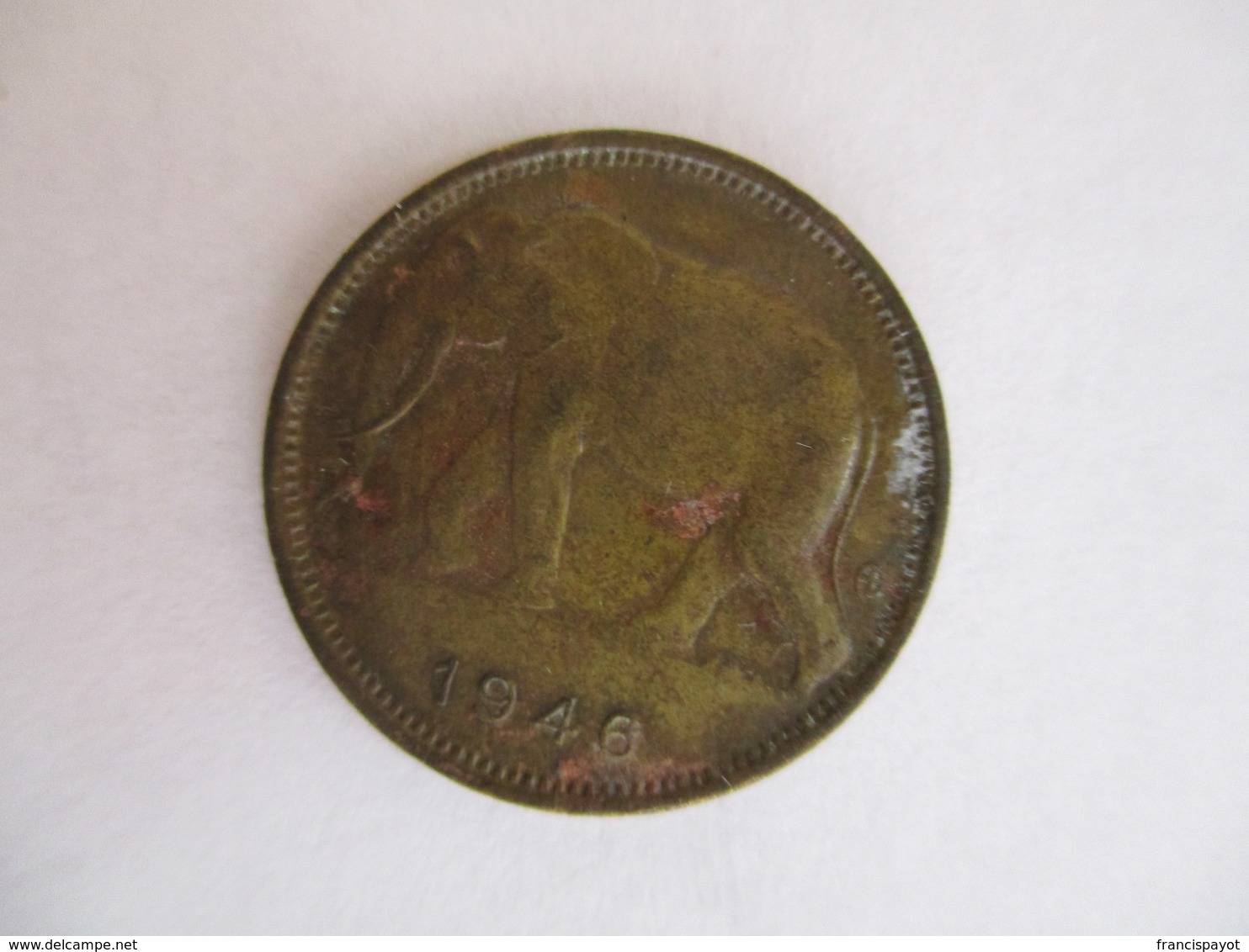 Congo Belge 1 Franc 1946 - 1945-1951: Régence