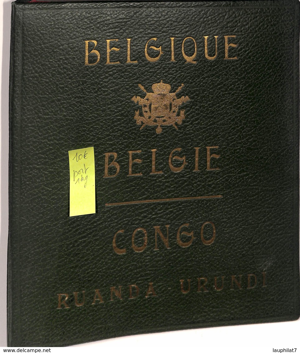 [1092]TB//**/Mnh-Belgique - Reliure Ancienne, Avec Congo Et Ruanda Urundi Sur La Couverture, Pas De Feuille, Poids 1 Kg - Reliures Seules