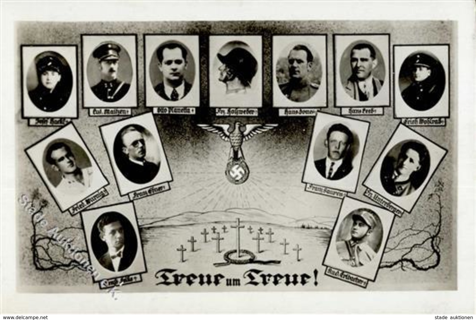 ÖSTERREICH-ANSCHLUSS 1938 WK II - TREUE Um TREUE - Die 13 Hingerichteten Österreichischen Parteigenossen I - Guerra 1939-45