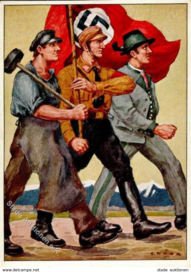Propaganda WK II - BEFREITE OSTMARK Karte 8 - I-II - Guerra 1939-45