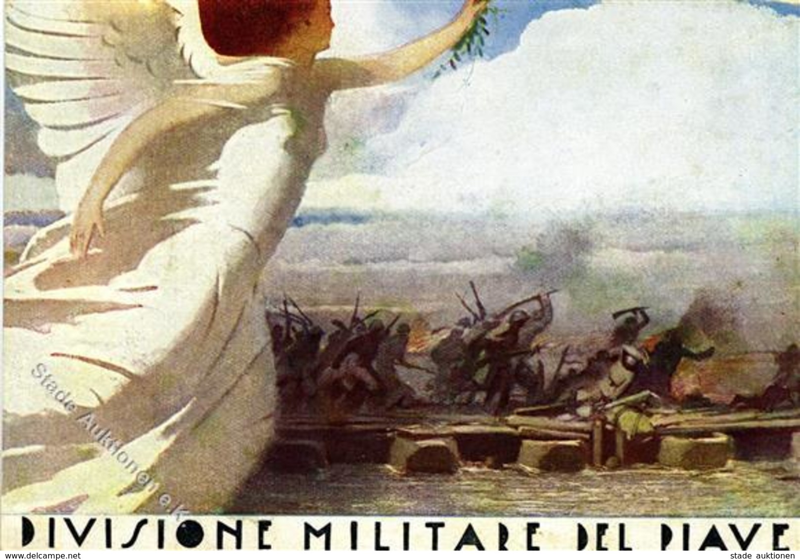 Propaganda WK II Italien Divisione Militare Del Piave Künstlerkarte I-II - Guerra 1939-45